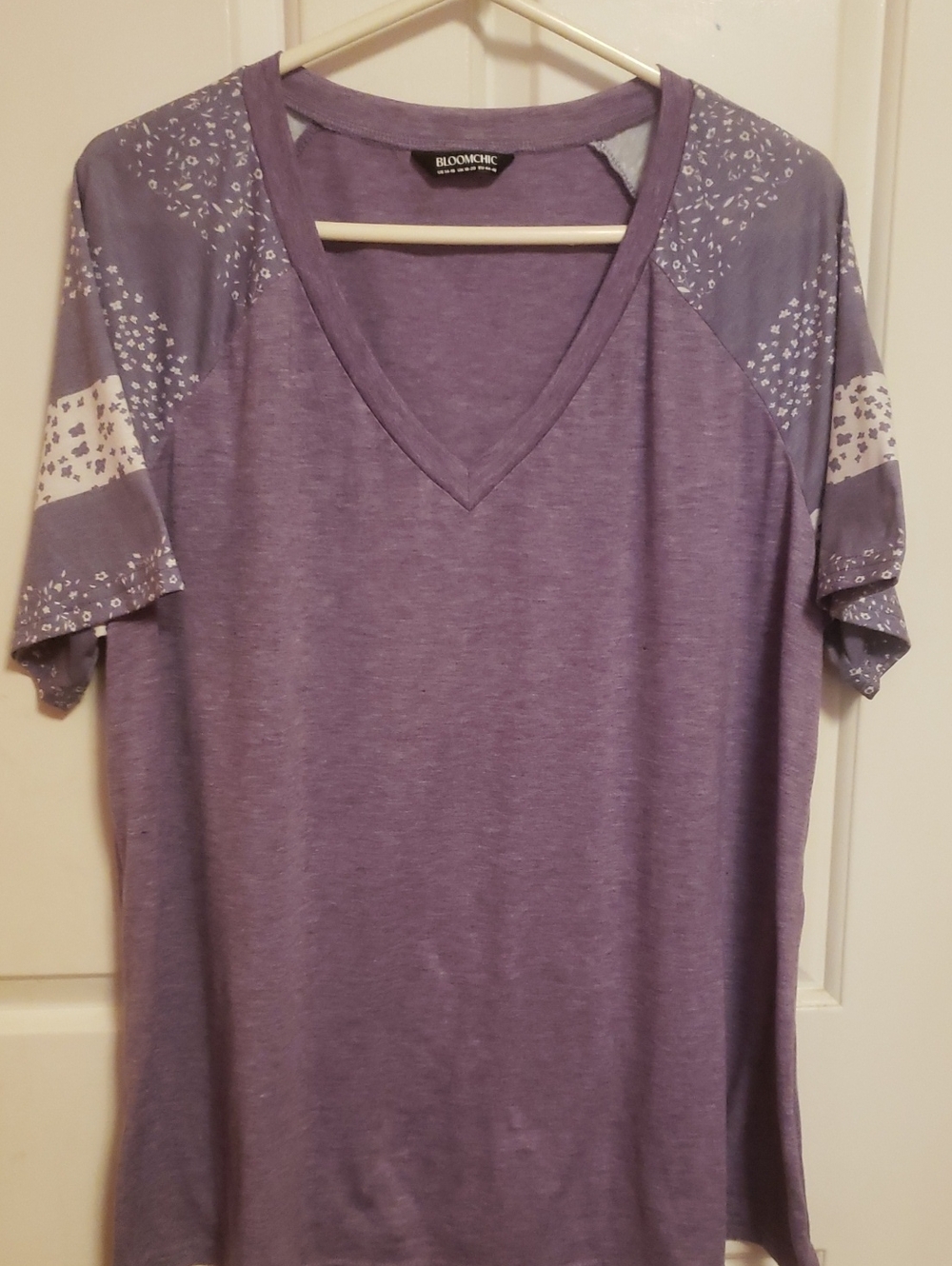 NEW BloomChick light purple top